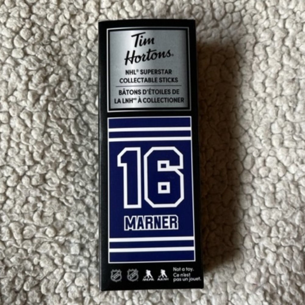 Tim Hortons NHL Mitch Marner No 16 Mini Hockey Stick Locker Limited Edition NIB